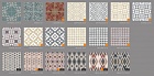 Серия дизайнерских коллекций цементной плитки Couleurs & Matieres 