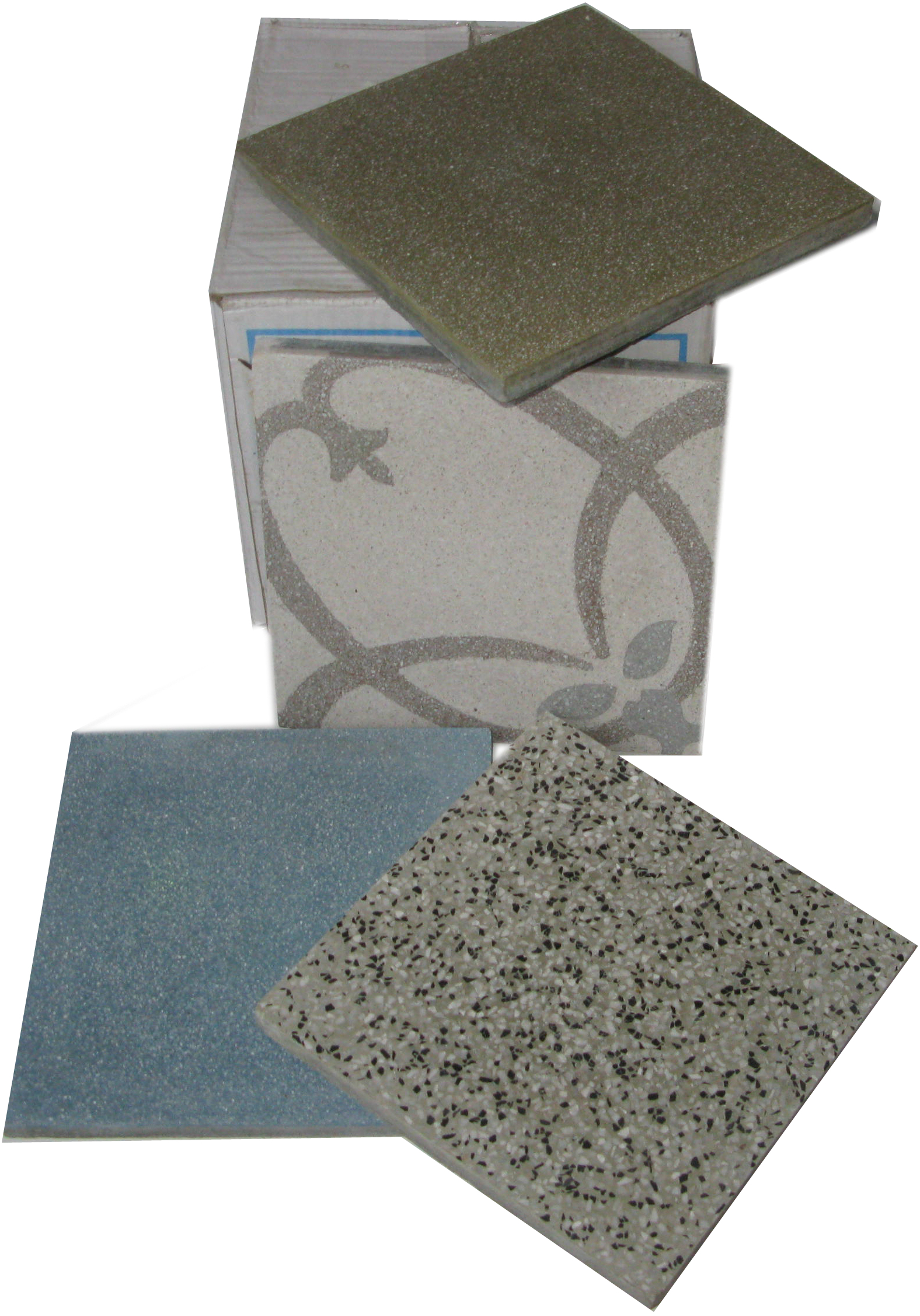 Set of Collection Terrazzo tiles of  Couleurs & Matteres