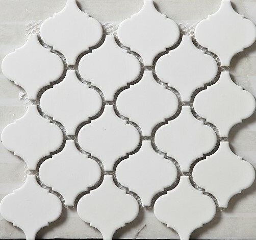 Mosaics Lantern Tanger C11 White matt